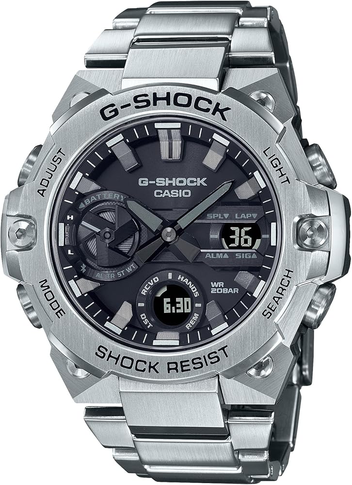 Amazon.com: Casio G-Shock GST-B400D-1AJF G-Steel Bluetooth Solar