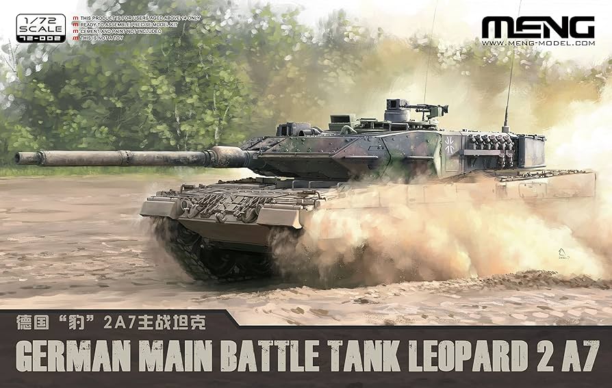 Amazon | モンモデル 1/72 ドイツ 主力戦車 レオパルト2 A7 プラモデル