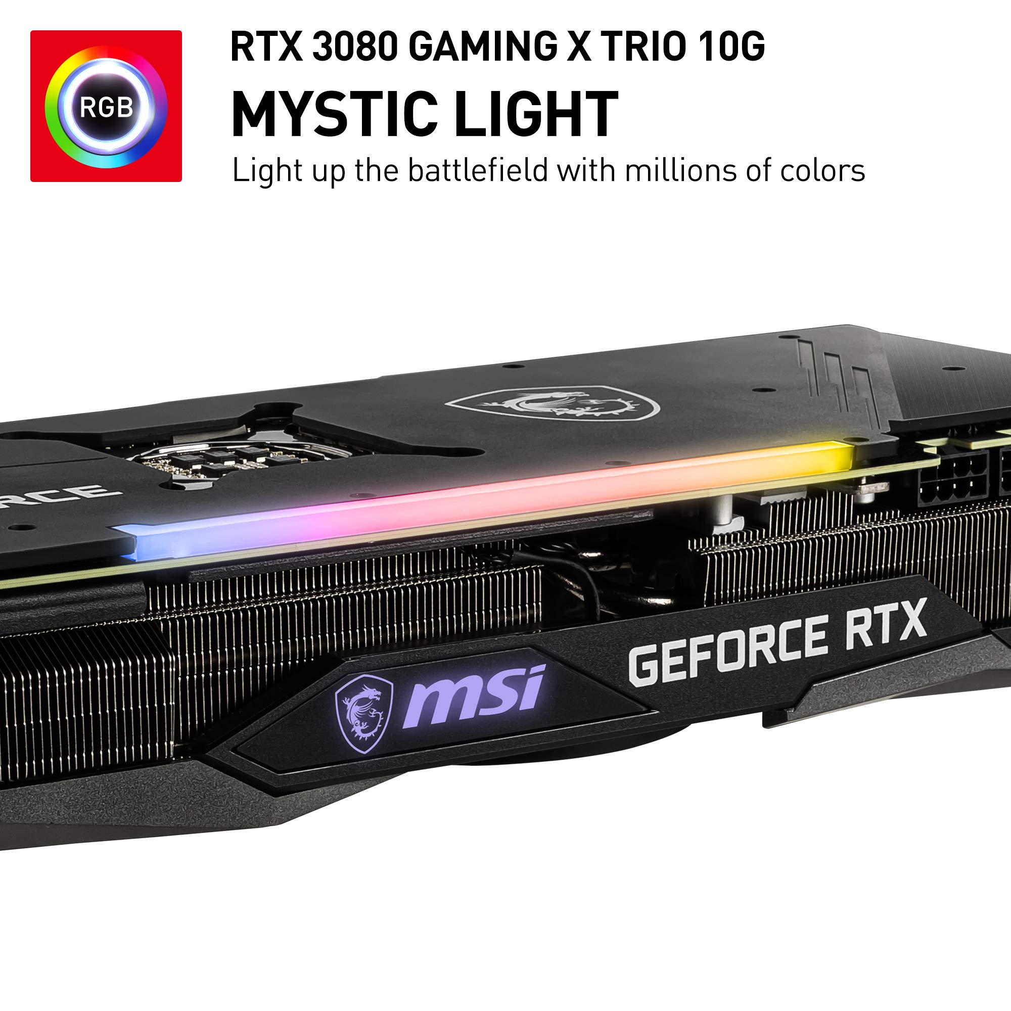 Amazon | 【整備済み品】 MSI GeForce RTX 3080 GAMING X TRIO 10G