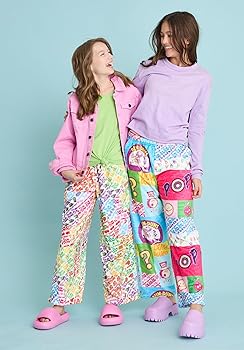 Amazon.com: iscream Big Girls Dum Dums Print Silky Soft Plush