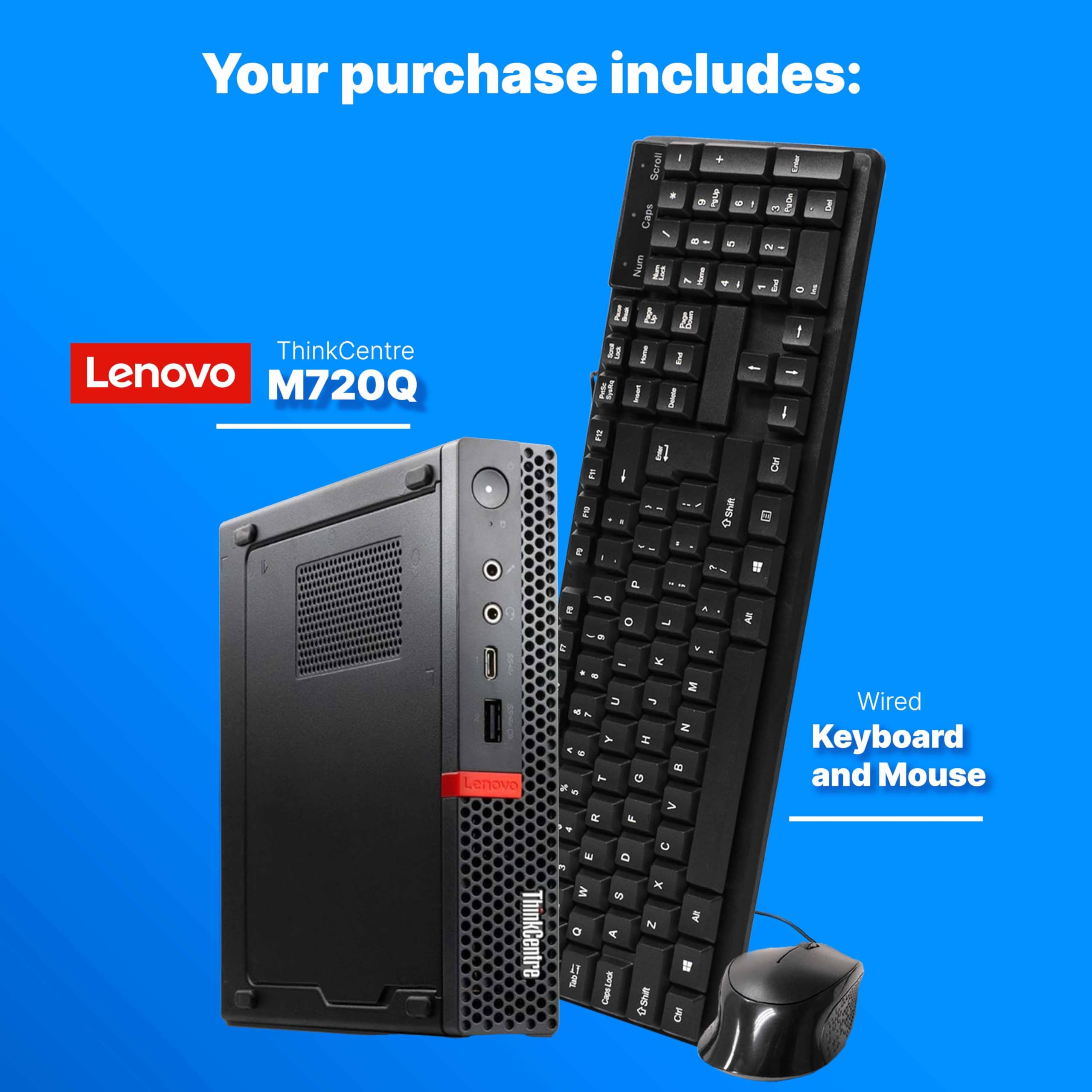 Amazon.com: Lenovo M720Q ThinkCentre Mini PC | Windows 11 Pro