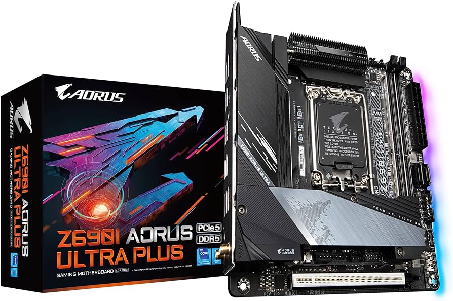 Amazon.com: GIGABYTE Z690I AORUS Ultra Plus (LGA 1700/ Intel Z690
