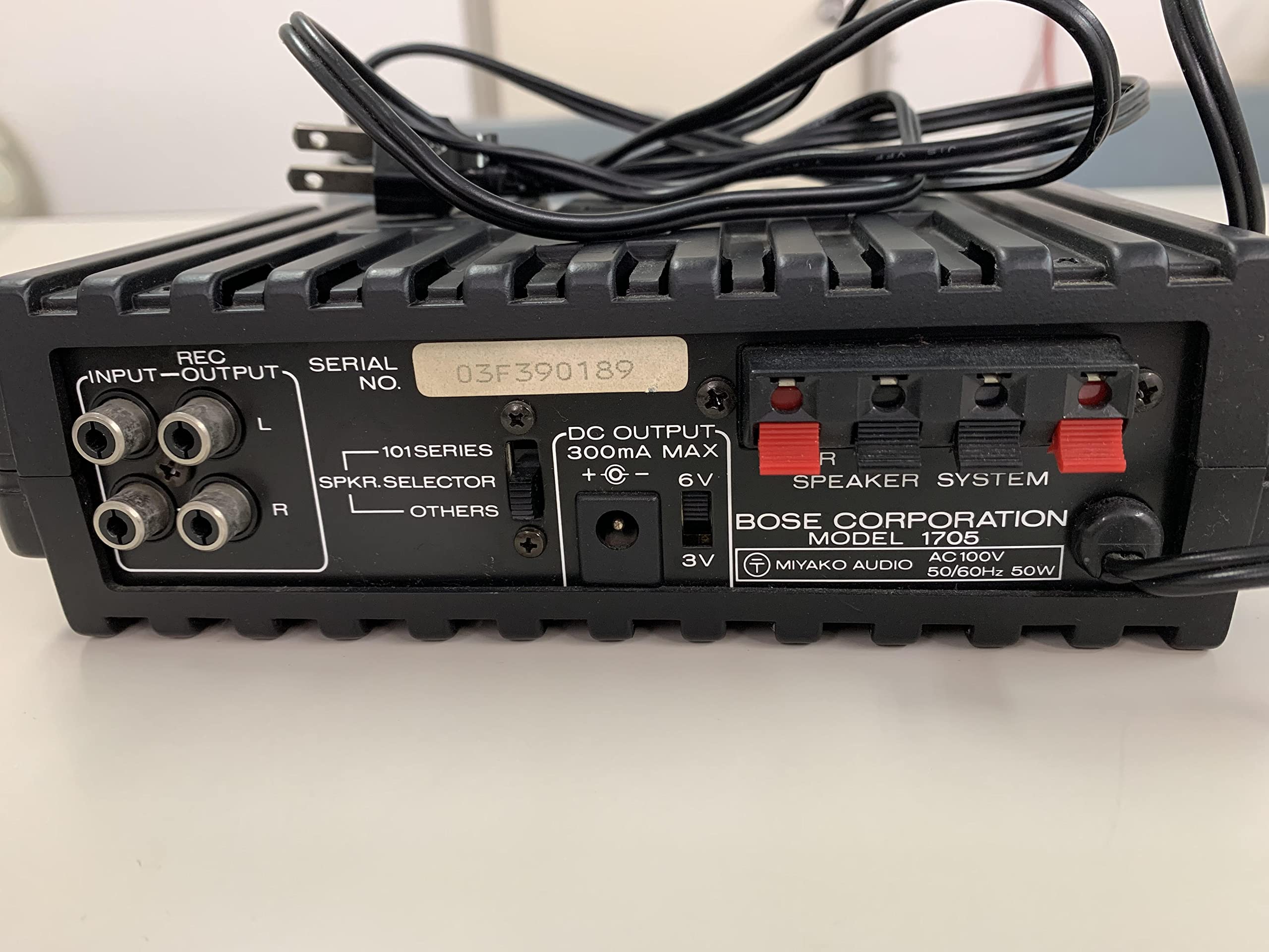 Amazon.co.jp: Bose Model 1705 Stereo Power Amplifier : Electronics