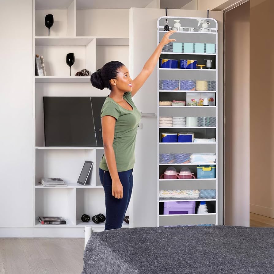 Amazon.com: WishJazz Over The Door Organizer 6 Large Pockets, 50