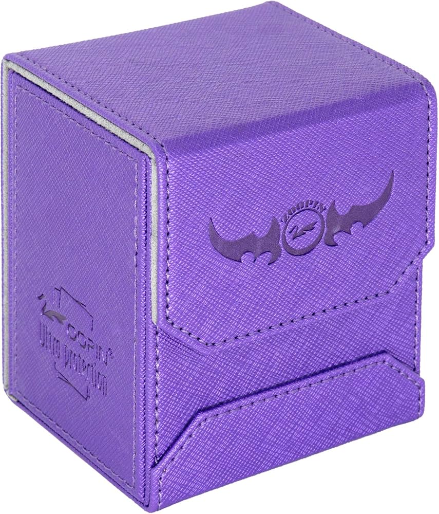 Amazon.com: Zoopin Leather Deck Box-Purple for Collectible Cards