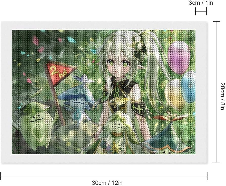 Amazon.co.jp: 原神-ナヒーダが2周年を祝う5Dダイヤモンドアート