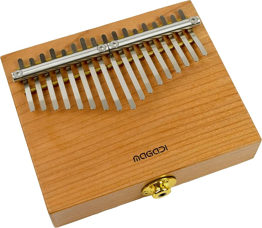 Amazon | MAGADI M17-E 、ピックアップ搭載カリンバ【アメリカン