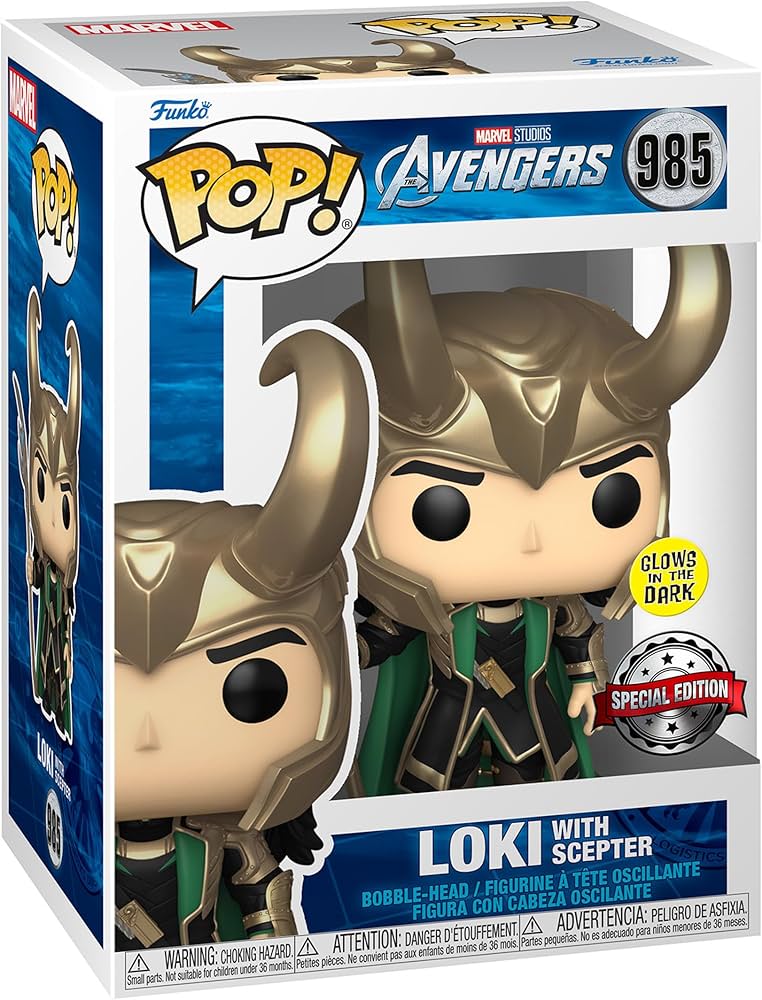 Amazon.co.jp: Funko Loki with Scepter (Glow in The Dark) (Special