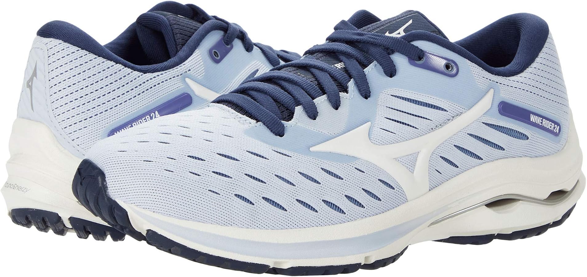 Amazon.com | Mizuno Women's Wave Rider 24 Athletic Shoe, Arctic