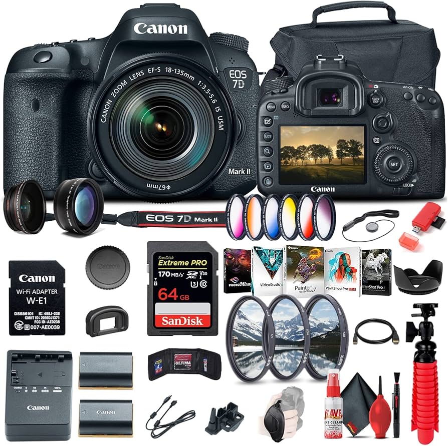 Amazon.com : Canon EOS 7D Mark II DSLR Camera with 18-135mm f/3.5