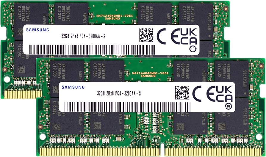 Samsung 64GB (2x32GB) DDR4 3200MHz PC4-25600 (PC4-3200AA) CL22