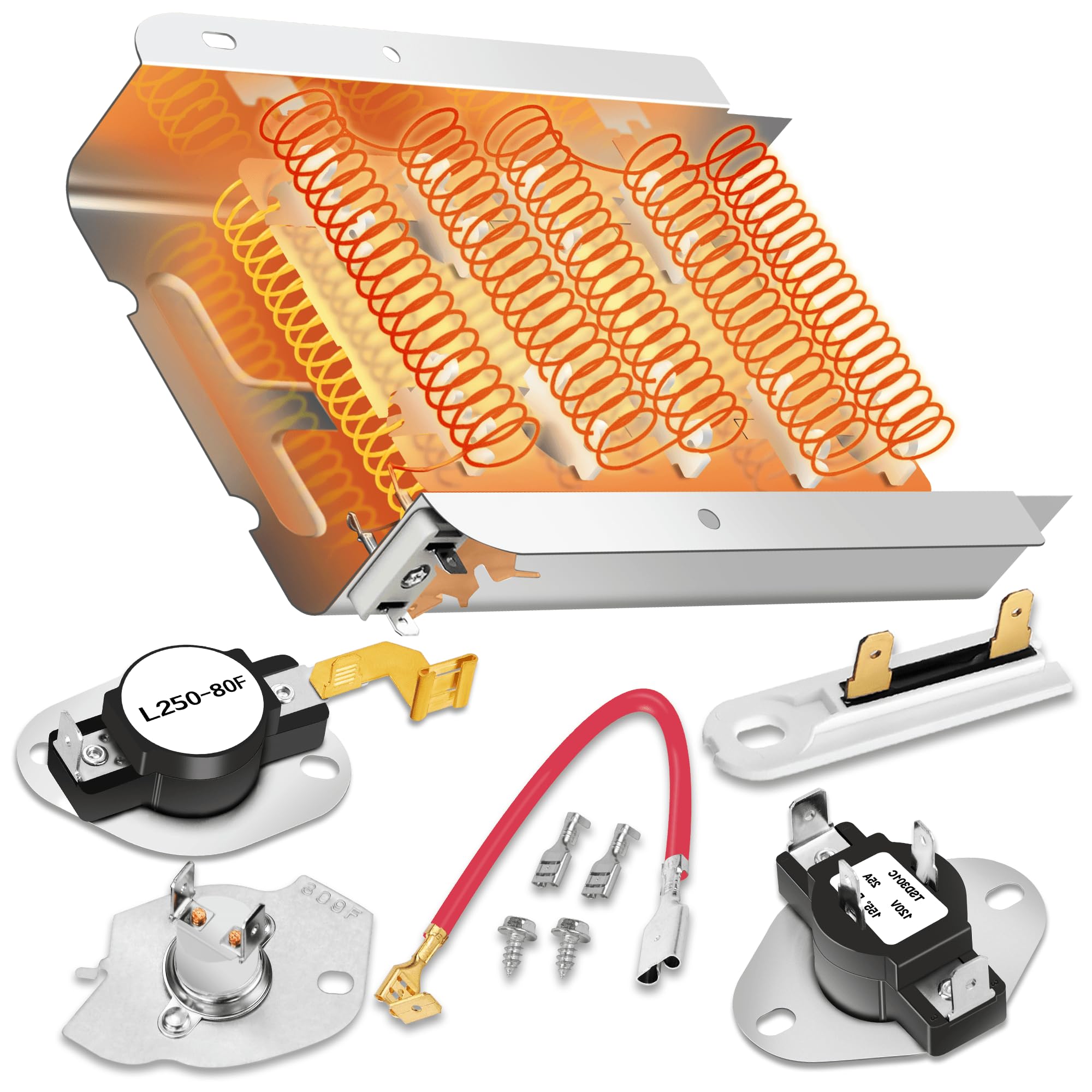 Amazon.com: 279838 Dryer Heating Element for Amana NED4655EW1