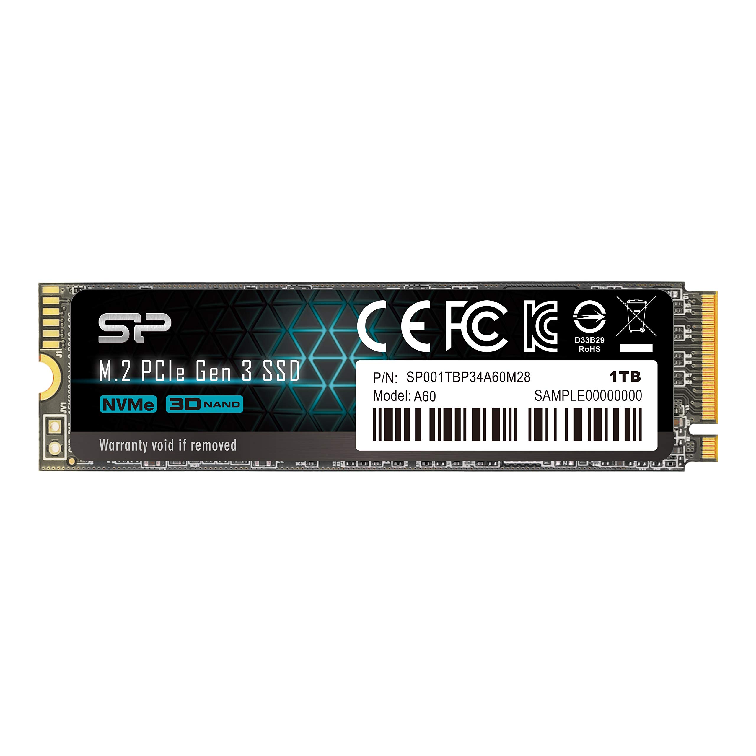 Amazon | シリコンパワー SSD 1TB 3D NAND M.2 2280 PCIe3.0×4 NVMe1.3