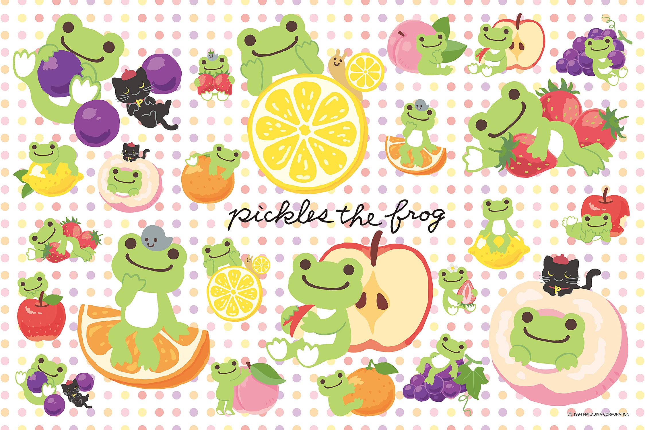 Amazon.co.jp: 1000 Piece Jigsaw Puzzle Frog Pickles Fruit Pickles