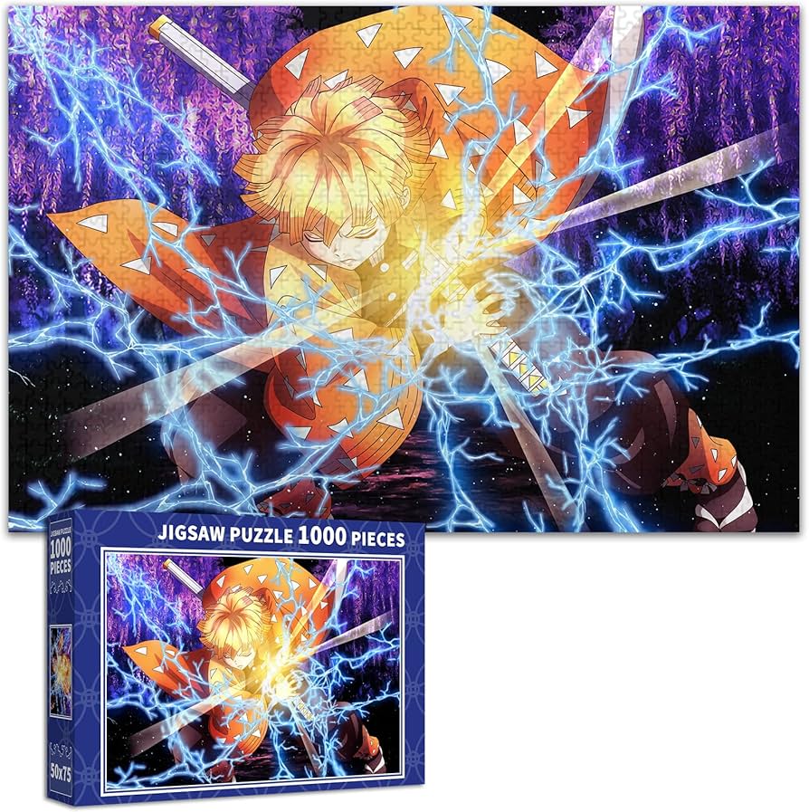 Amazon | 鬼滅の刃 我妻善逸 パズル 1000ピース 鬼滅 ジグソーパズル