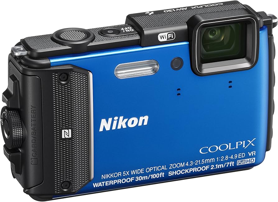 Amazon.com : Nikon COOLPIX AW130 Waterproof Digital Camera with
