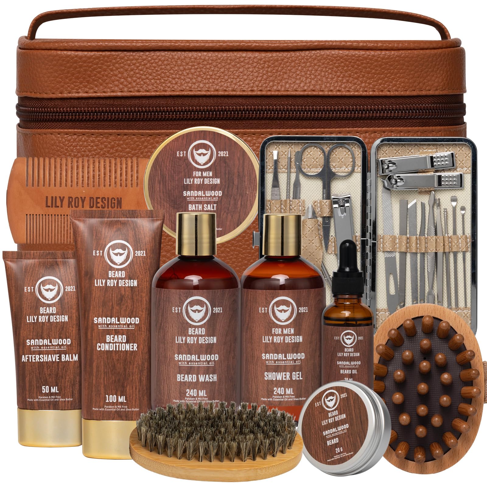 Amazon.com : Father's Day Spa Gift Set for Men - Luxury 30-Piece