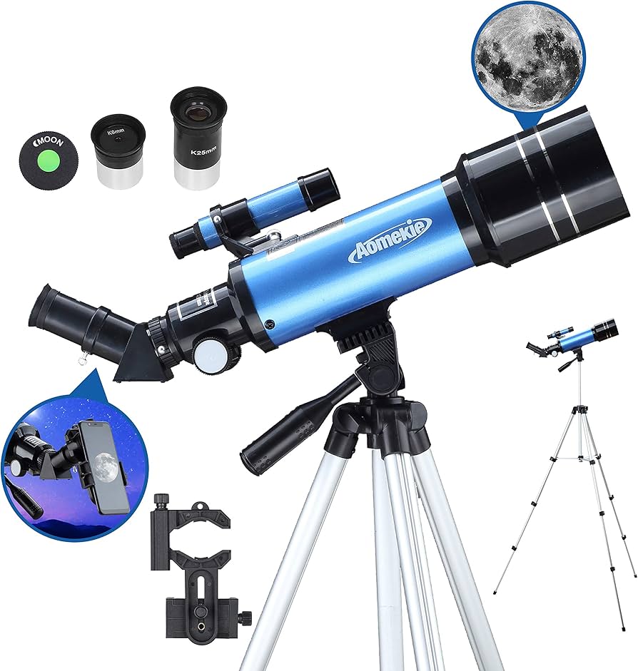 Amazon.com: AOMEKIE 40070 Telescopes for Astronomy Beginners and