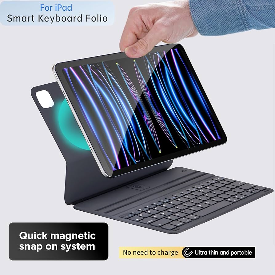 Amazon.com: InUnion Smart Keyboard Folio for iPad 10th Generation