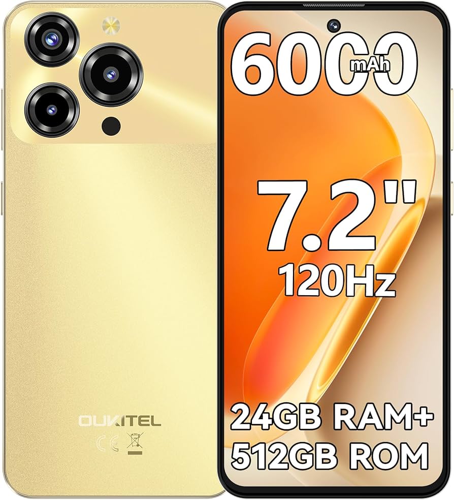 Amazon | OUKITEL SIMフリー スマートフォン 本体 C69 7.2インチ HD 大