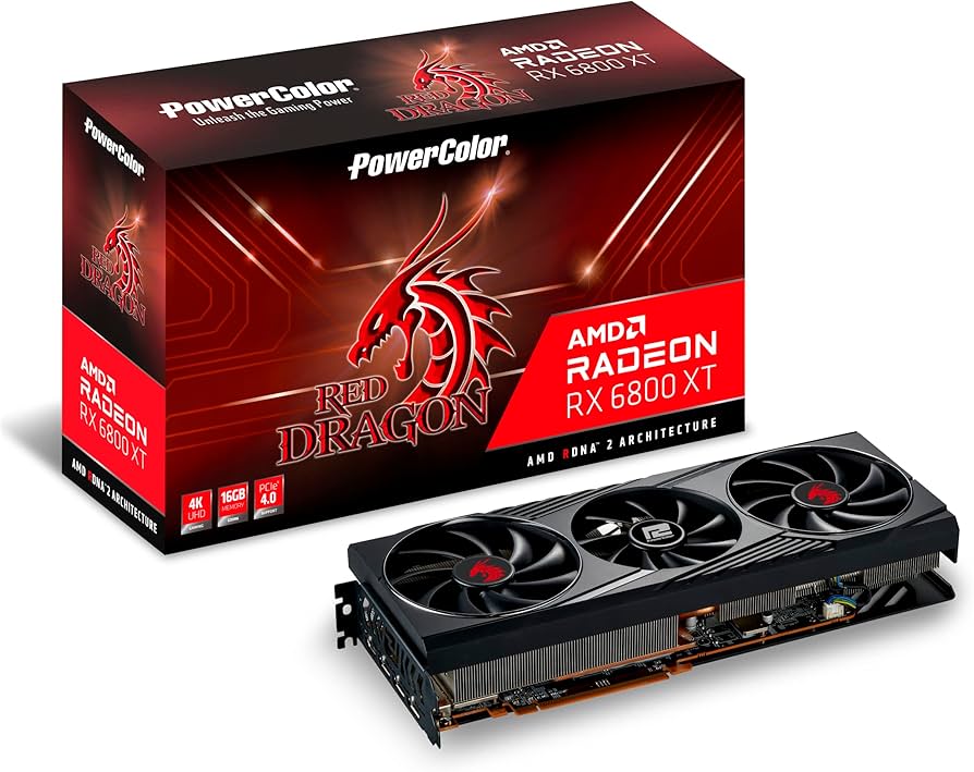 Amazon.com: PowerColor Red Dragon AMD Radeon™ RX 6800 XT Gaming
