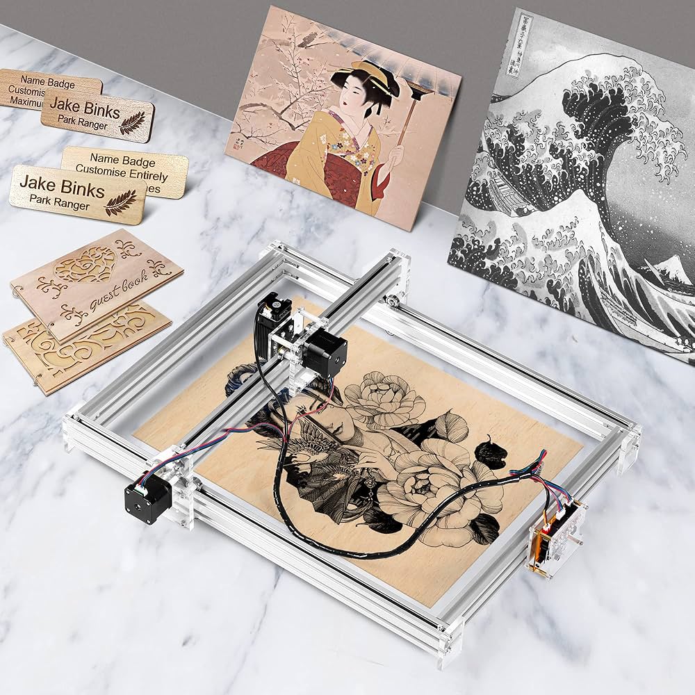 Amazon | 彫刻機 パワー加工機 500mw モジュール彫刻機 刻印機 高精度