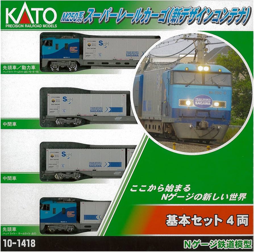 Amazon | KATO Nゲージ M250系スーパーレールカーゴ 新デザイン
