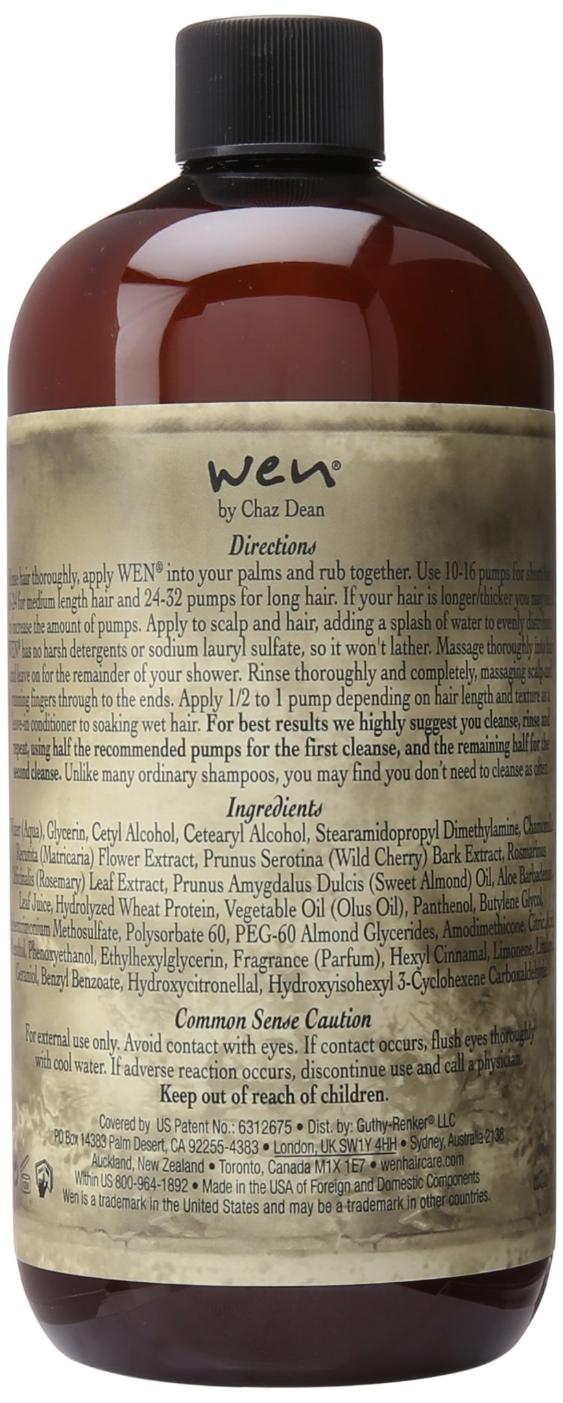 Amazon.com : Chaz Dean Wen Cleansing Conditioner, Sweet Almond