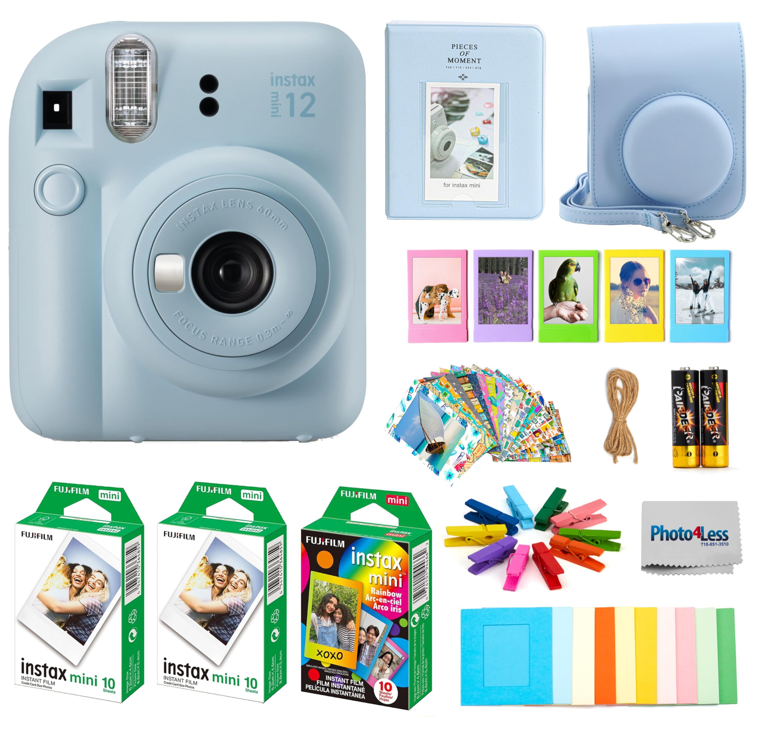 Amazon.com : Fujifilm Instax Mini 12 Instant Film Camera Bundle