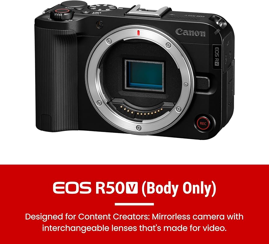Amazon.com : Canon EOS R50 V Mirrorless Camera (Body Only) – APS-C