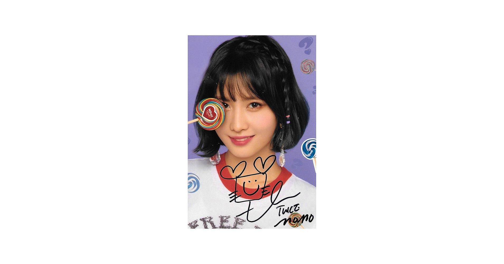 Amazon.co.jp: TWICE モモMOMO 直筆サイン入り 公式写真 70 : おもちゃ