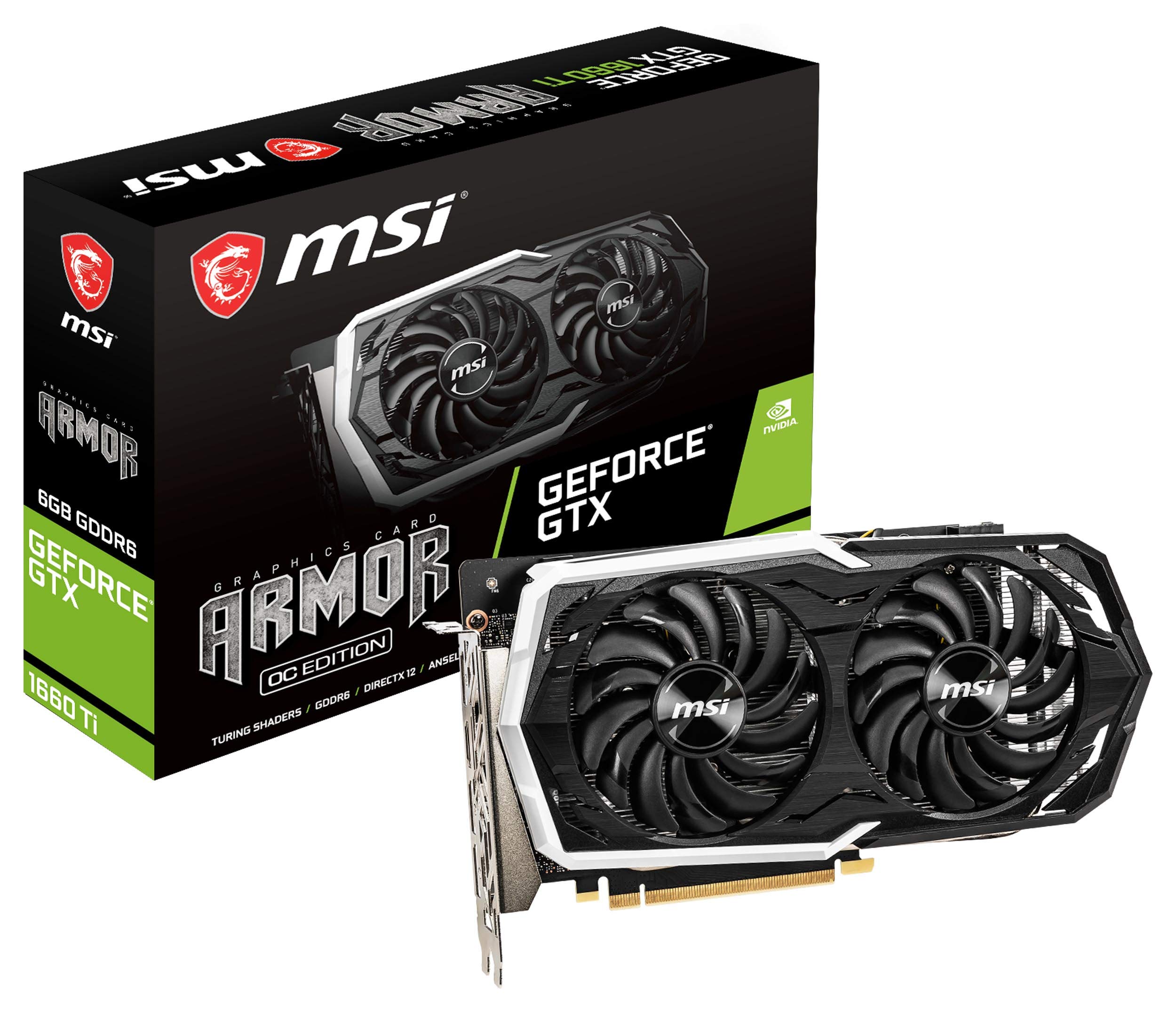 MSI Gaming GeForce GTX 1660 Ti 192-bit HDMI/DP 6GB GDRR6 HDCP