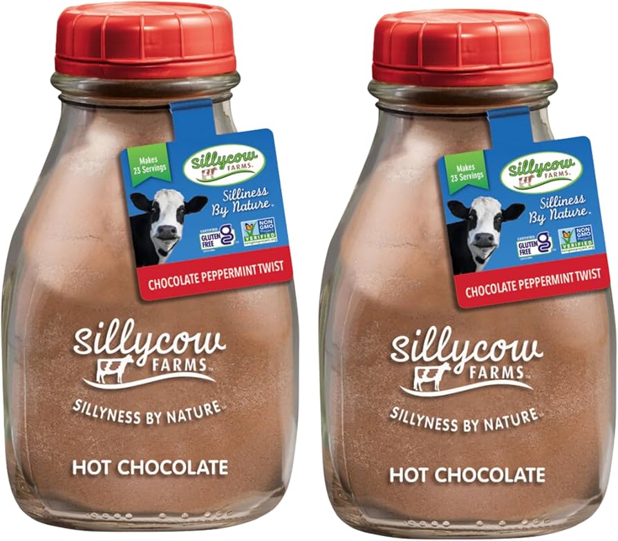 Amazon.com : Silly Cow Farms Peppermint Twist Hot Chocolate Mix