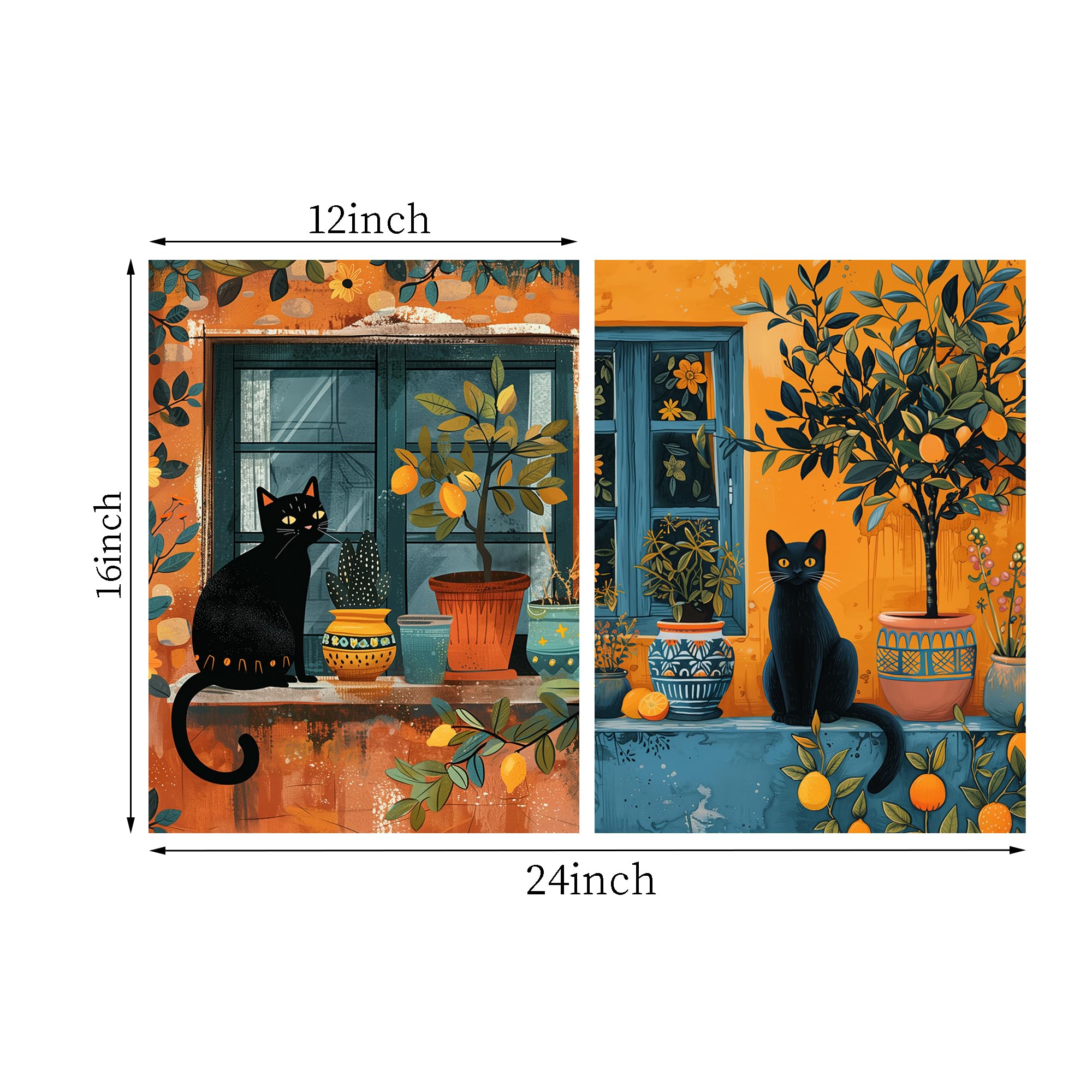 アクリル画 絵画 【黒猫のおなかのなか】額縁なし アクリル画 絵画 【黒猫