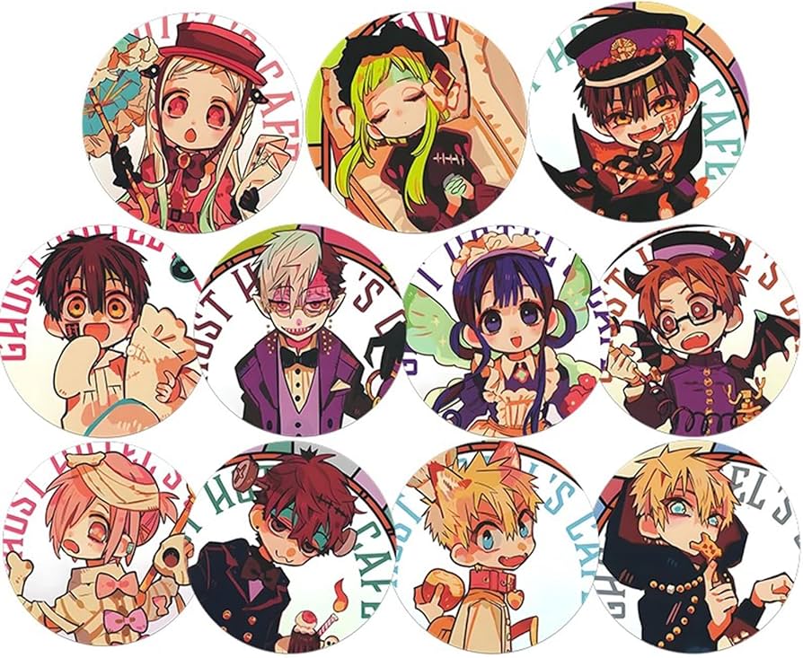 Amazon.co.jp: 地縛少年花子くん 缶バッジ 11点セット 八尋寧々 源光