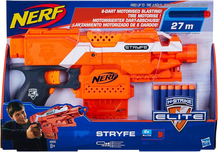 Amazon | ナーフ エリート ストライフ 電動 A0200 正規品 ダーツ6本