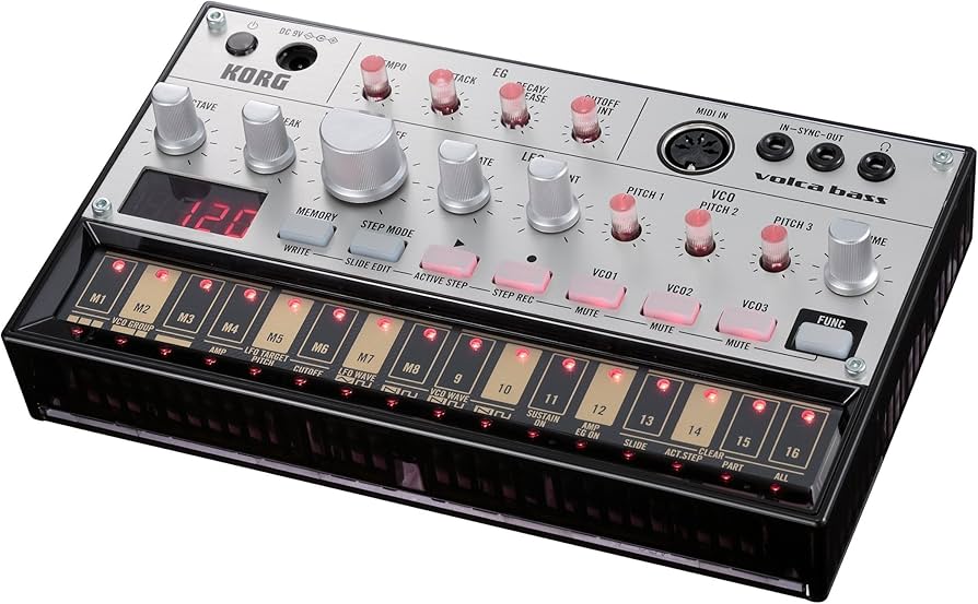 Amazon.com: Korg Volca Bass Analog Synthesizer w/Three Oscillators