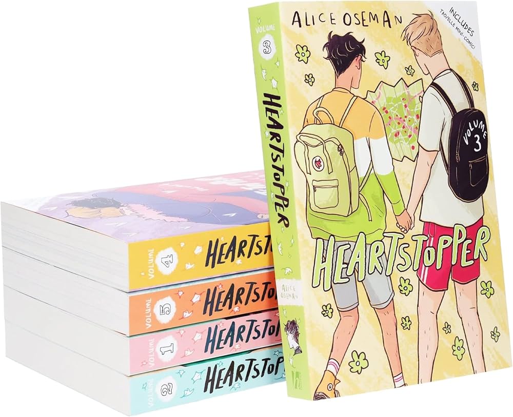 Heartstopper Series (Volumes 1-5) Books Collection Set By Alice