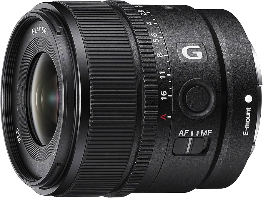 Amazon.com : Sony E 15mm F1.4 G APS-C Large Aperture Wide Angle G