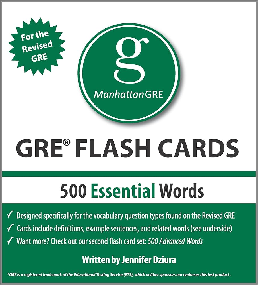 語学・辞書・学習参考書 GRE Vocab & GMAT Quant Flashcards GRE