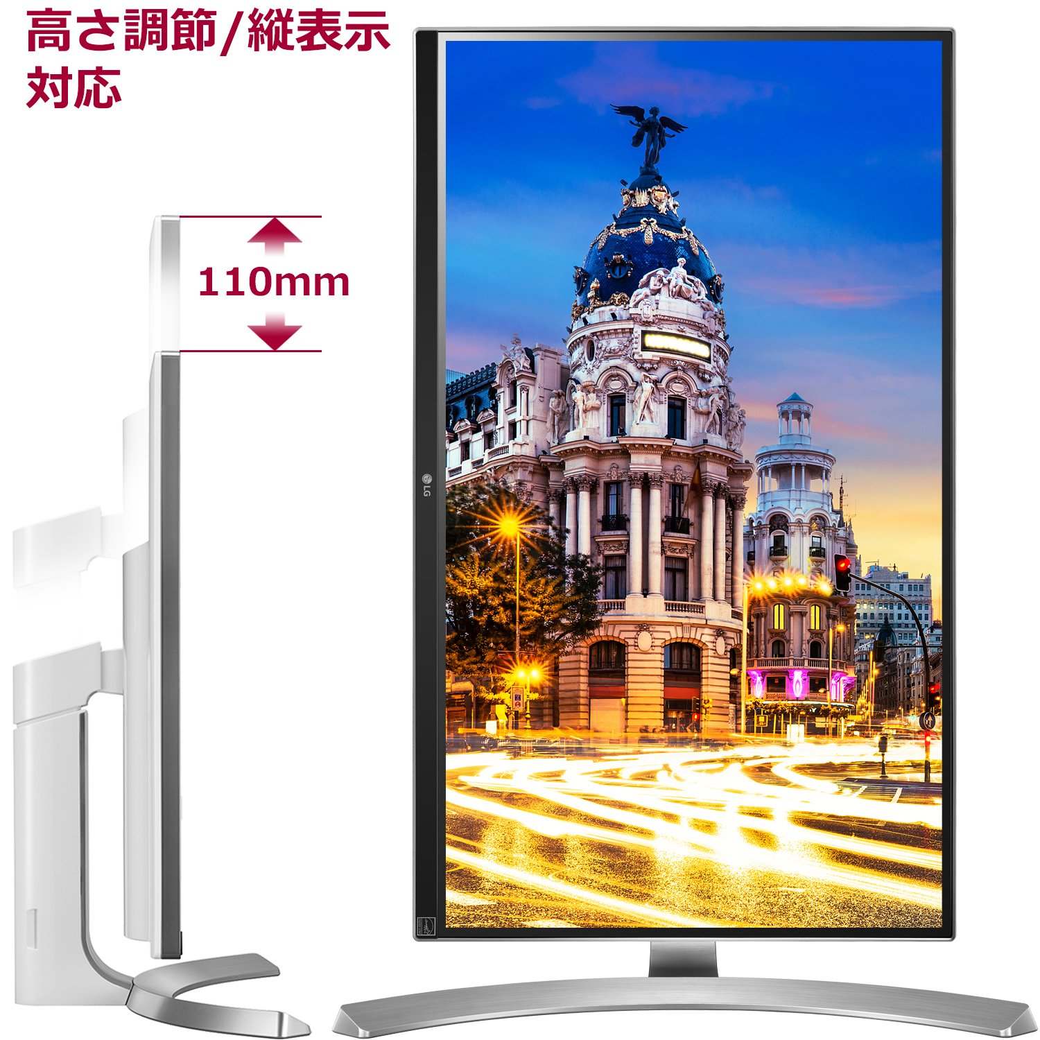 Amazon.co.jp: LG モニター ディスプレイ 27UD88-W 27インチ/4K(3840