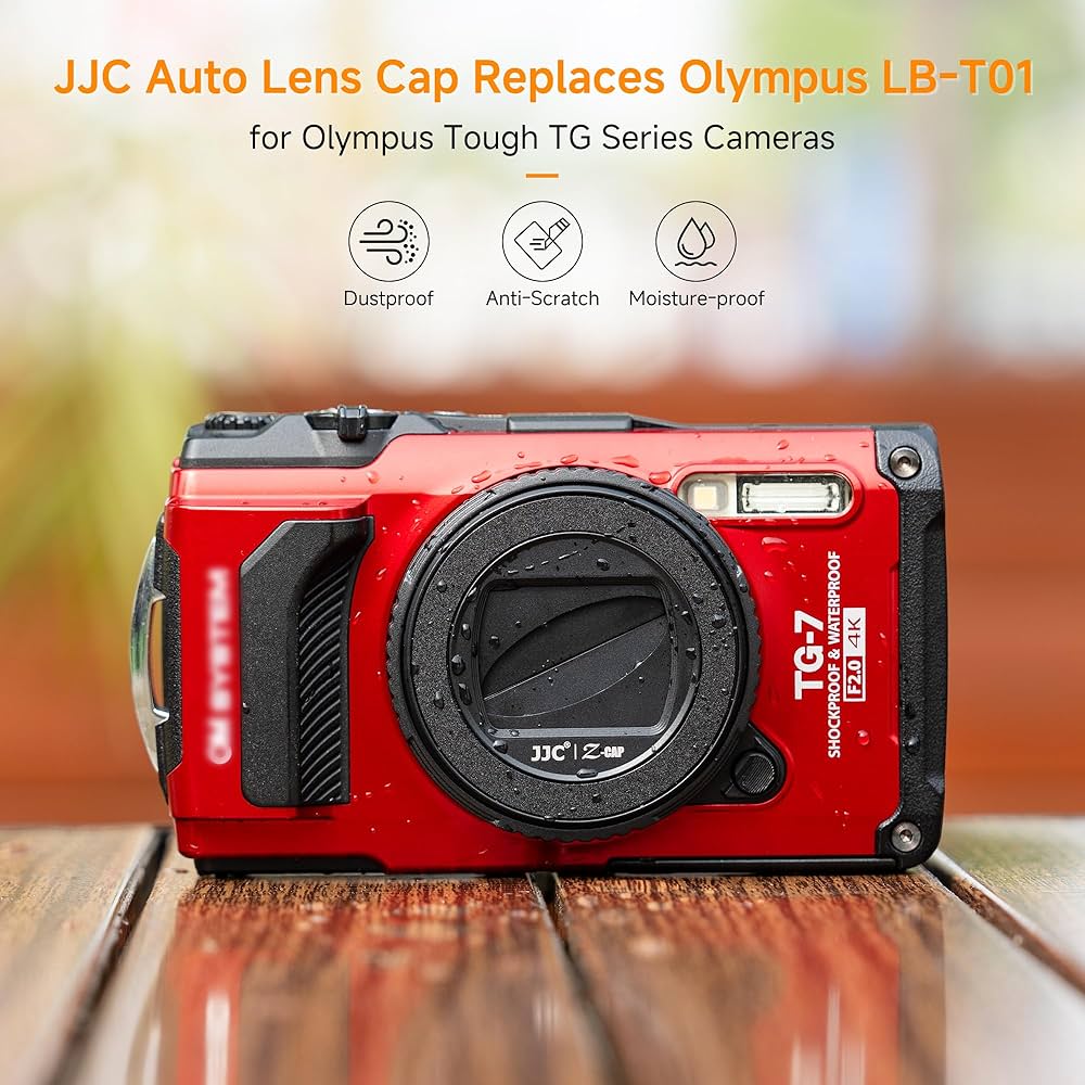 Amazon.com : JJC LB-T01 Lens Cap Cover Protector for Olympus TG-7