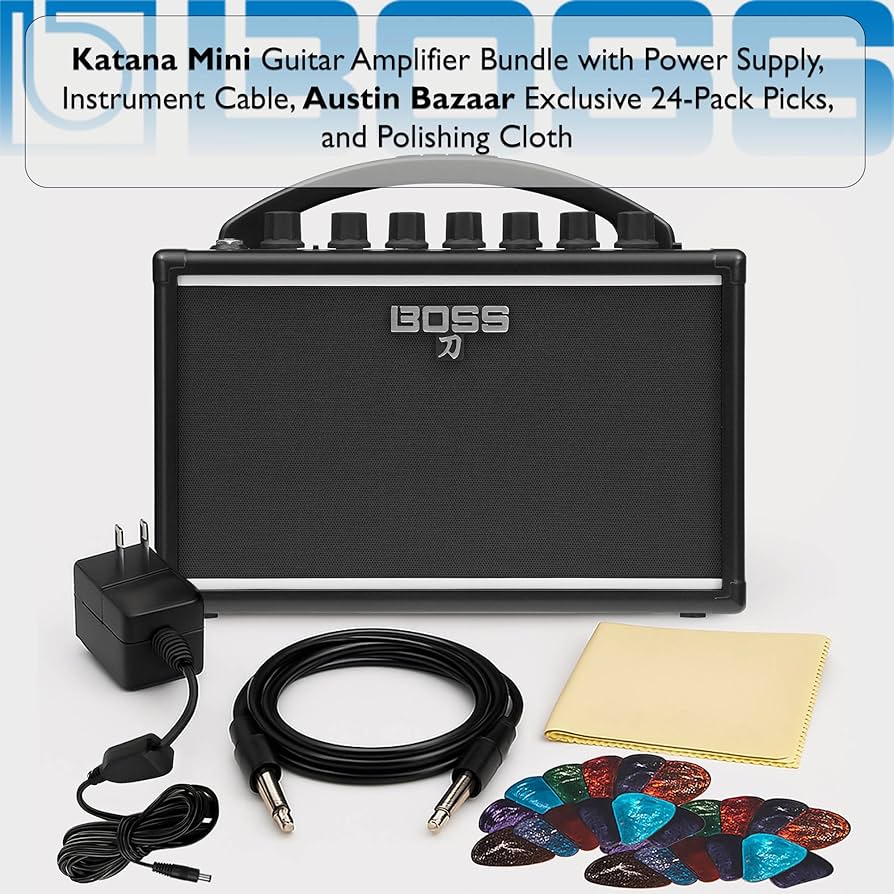 Amazon.com: Boss Katana Mini Guitar Amplifier Bundle with Gearlux
