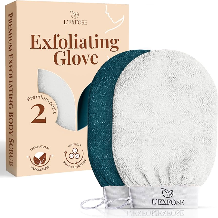 Amazon.com: L'Exfose Kessa Hammam Deep Exfoliating Glove for