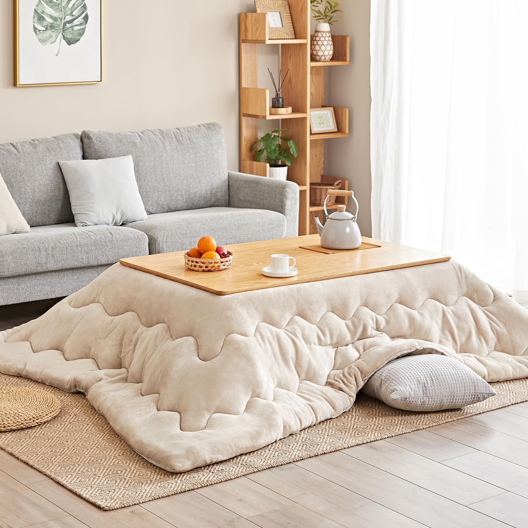 むげさん専用 羽毛こたつふとん200cm×200cm 勝負な綿生地使用 むげさん