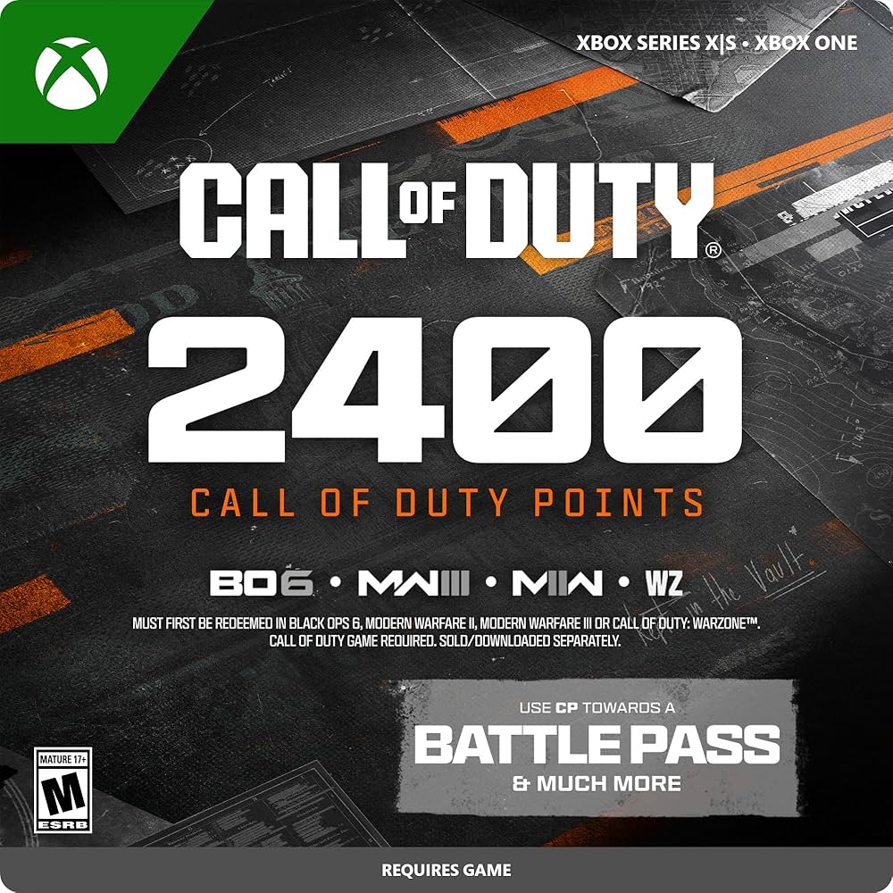 Amazon.com: Call of Duty Points - 2,400 1P - Xbox [Digital Code