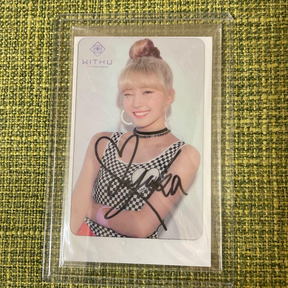 Amazon.co.jp: NIZIU niziu マユカ まゆか サイン トレカ 直筆サイン