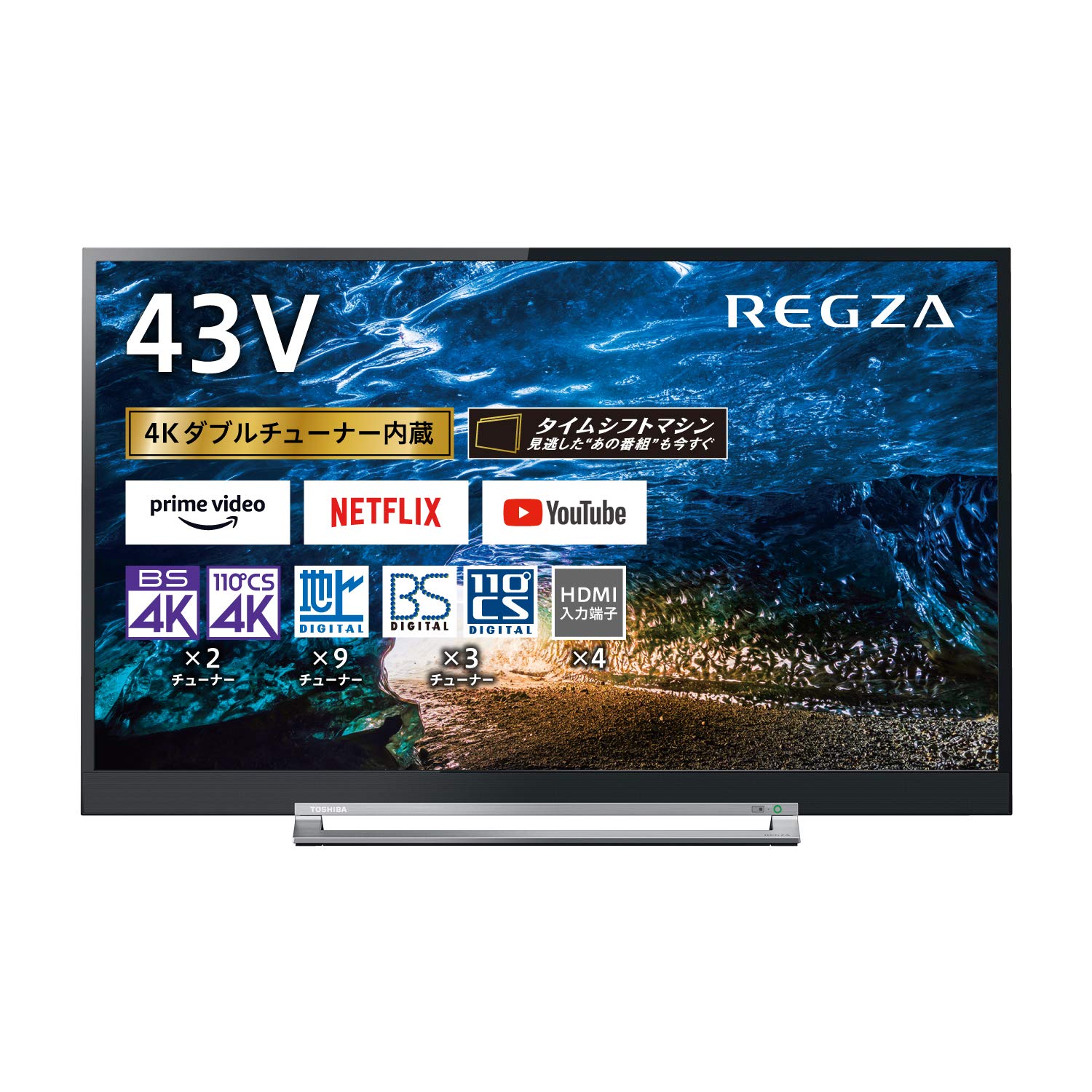 Amazon.co.jp: Toshiba 43V LCD TV REGZA 43Z730X 4K Built-in Tuner