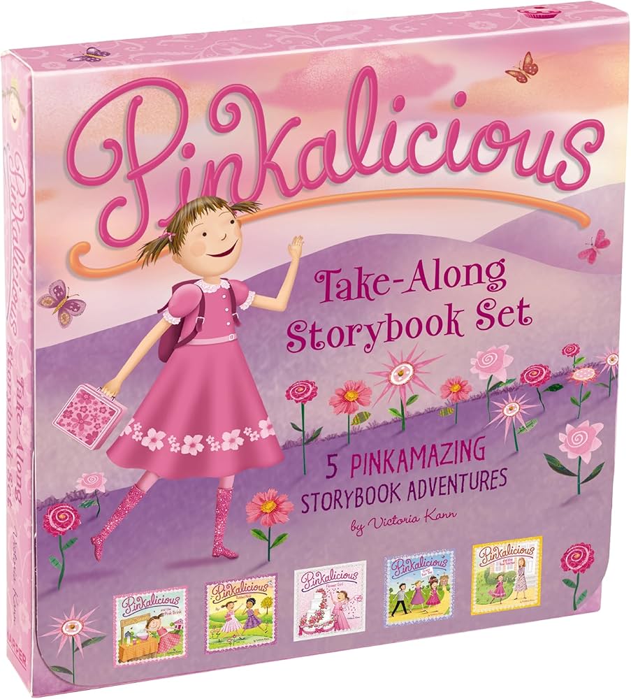 The Pinkalicious Take-Along Storybook Set: Tickled Pink
