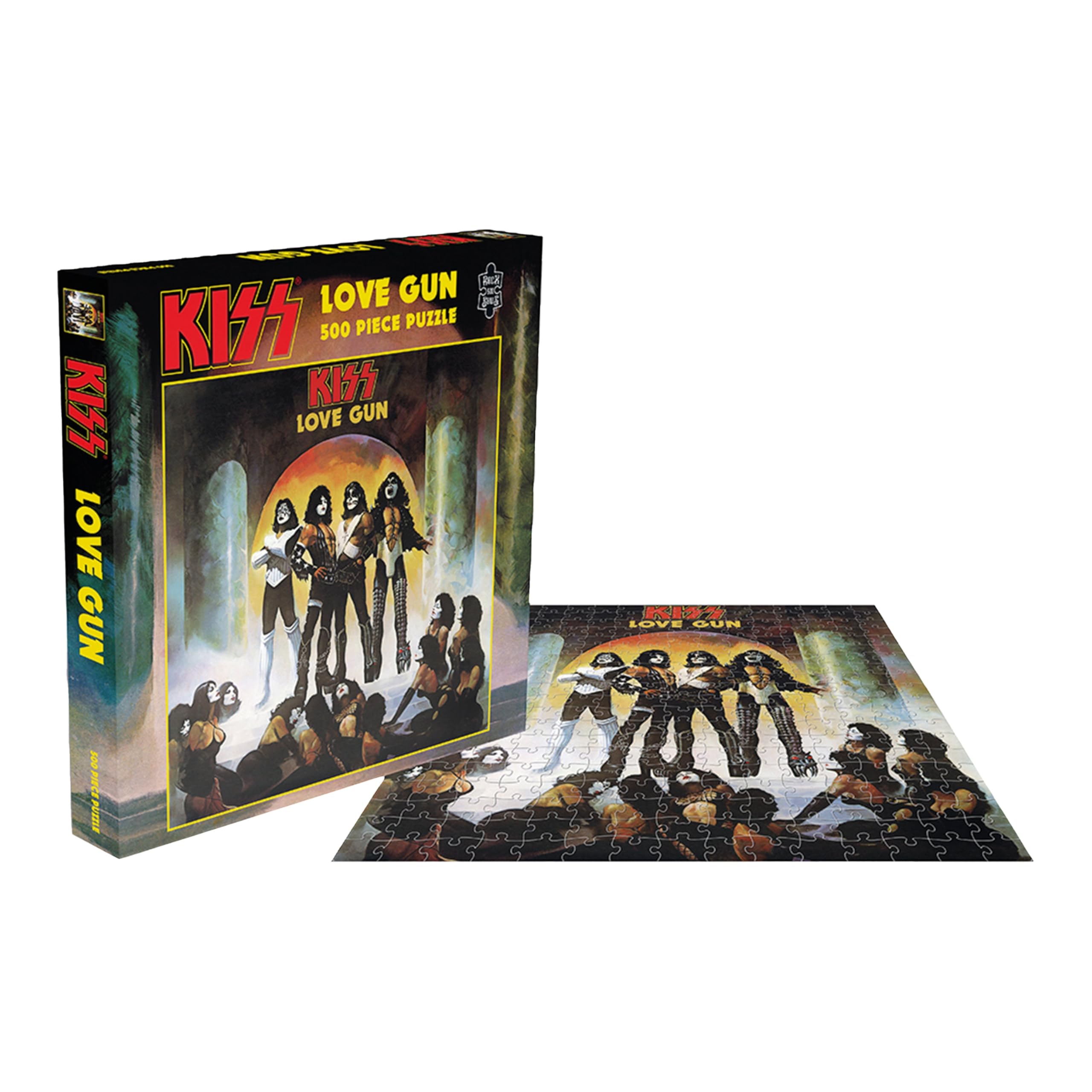 Amazon.com: Kiss Love Gun (500 Piece Jigsaw Puzzle) : Kiss: Toys